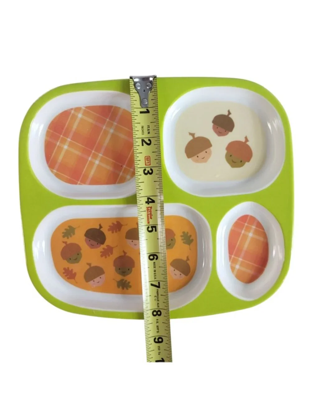 Target Holiday Melamine Divided Plates Set of 4 Halloween Thanksgiving Christmas